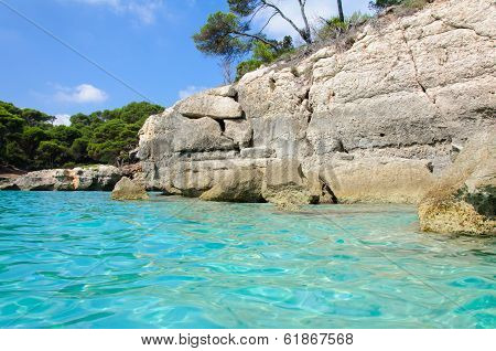 Cala Macarella Bay, Island Of Menorca, Balearic Islands, Spain