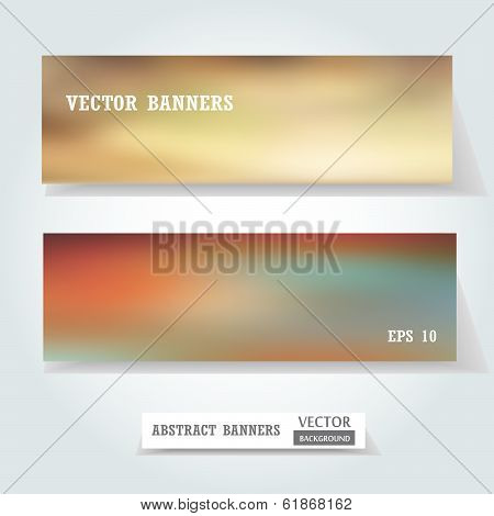 Vector Banners Set.