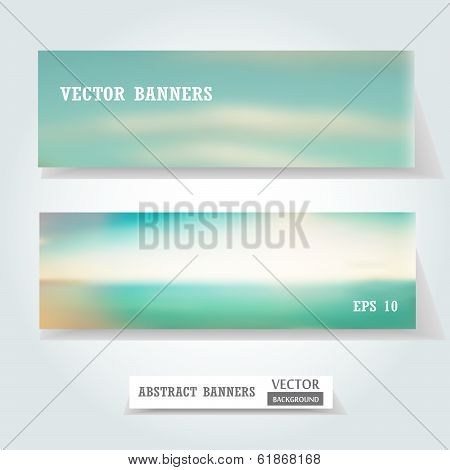 Vector Banners Set.