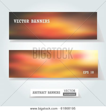 Vector Banners Set.