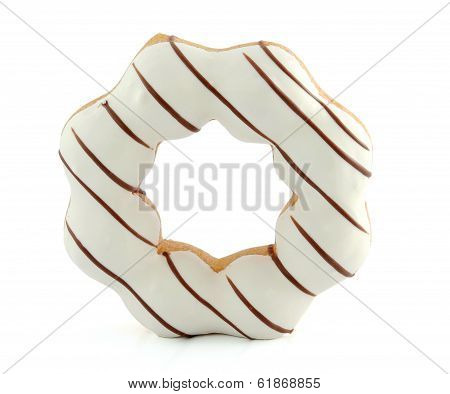 Donut Isolated On White Background