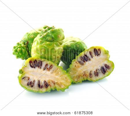 Exotic Fruit - Noni  On White