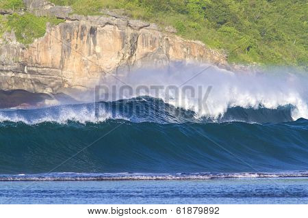 Ocean Waves.lombok Island.indonesia.