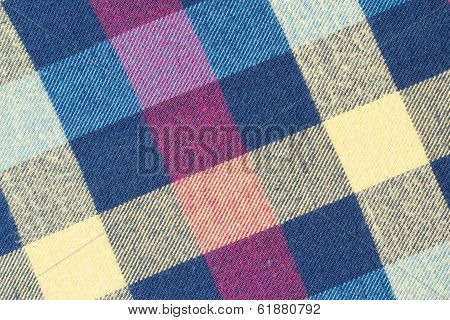 Plaid Pattern texture of plaid fabric background