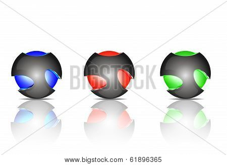 Abstract Sphere Logos