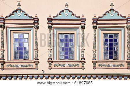 Windows Of The Saints Peter And Paul Cathedral. Kazan