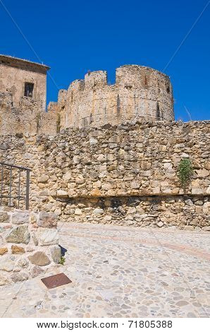 Swabian Castle of Rocca Imperiale. Calabria. Italy.
