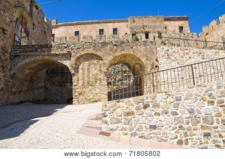 Swabian Castle of Rocca Imperiale. Calabria. Italy.