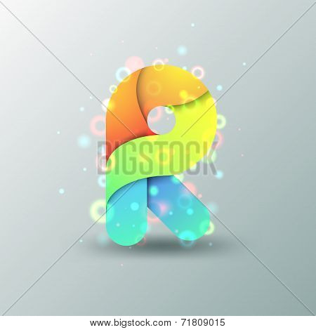 Modern Capital Letter N