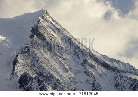 view of Aiguille du Gouter, 3863 m., Chamonix, Alps, France