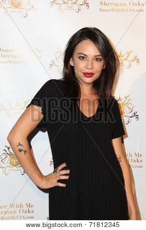 LOS ANGELES - SEP 10:  Janel Parrish at the Dance With Me USA Grand Opening at Dance With Me Studio on September 10, 2014 in Sherman Oaks, CA