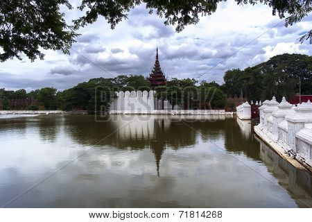 Bastion Of Mandalay Palace By Day