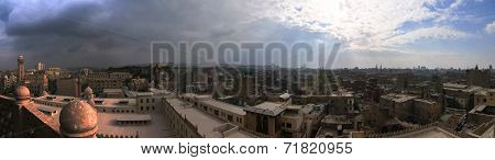 Cairo, Egypt From The Saladin Citadel