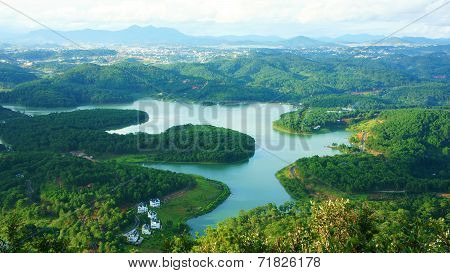 Amazing, Beautiful Panorama, Dalat Travel, Vietnam