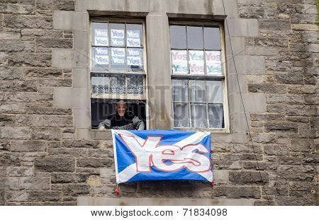 Scottish Referendum Yes Supporter