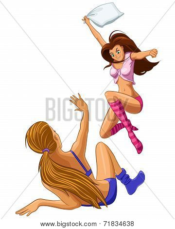 Pillow fight