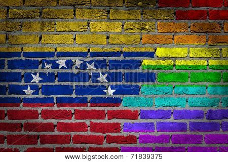 Dark Brick Wall - Lgbt Rights - Venezuela