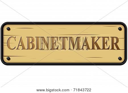 Cabinetmaker Sign