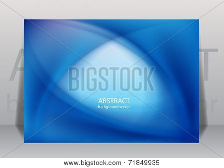 Blue Line Background. Vector Illustration.
