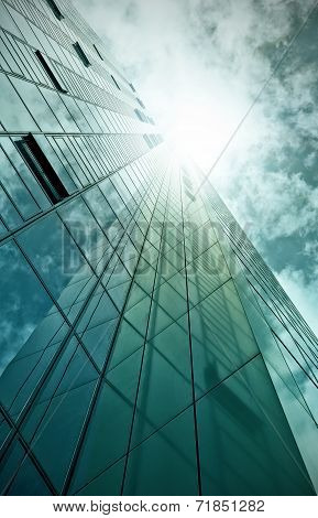 Glass And Steel Office Building