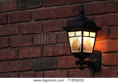 Black Wrought Iron Lamp post
