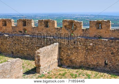 Swabian Castle of Rocca Imperiale. Calabria. Italy.