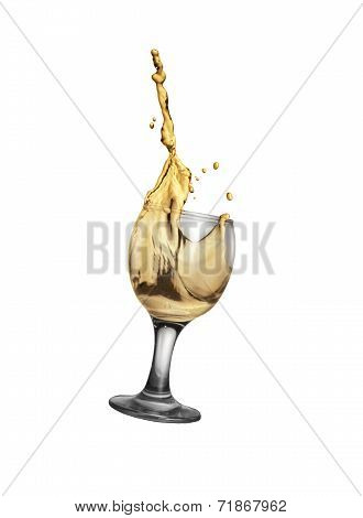 Gold wine