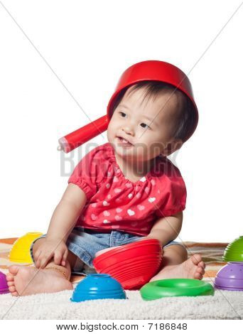 Chiński Toddler dziewczynka