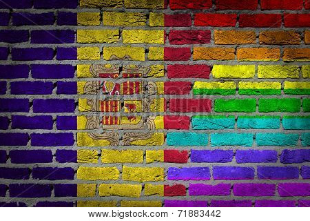 Dark Brick Wall - Lgbt Rights - Andorra