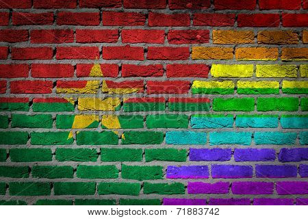 Dark Brick Wall - Lgbt Rights - Burkina Faso