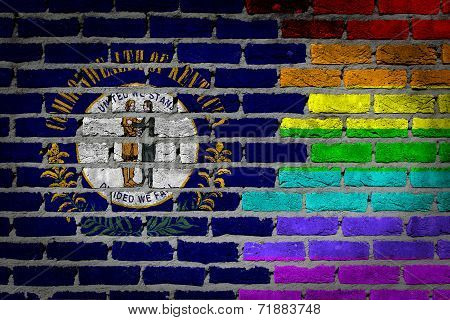 Dark Brick Wall - Lgbt Rights - Kentucky