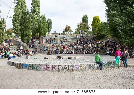 Mauerpark, Berlin, German
