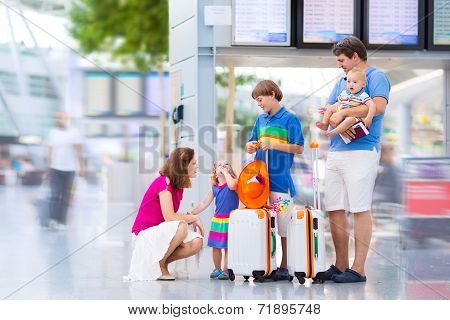 Family At The Airport