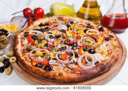 Olive Focaccia Pizza