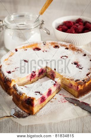 Homemade Cherry Creamcheese Pie