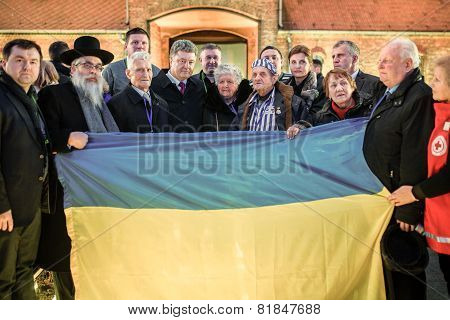 Ceremony Dedicated To 70Th Anniversary Of The Liberation Of Auschwitz-birkenau Concentration Camp