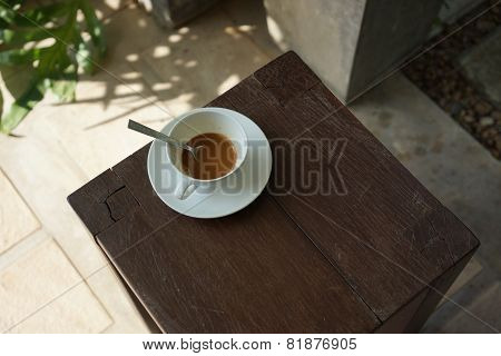 A cup of coffee between seminar break
