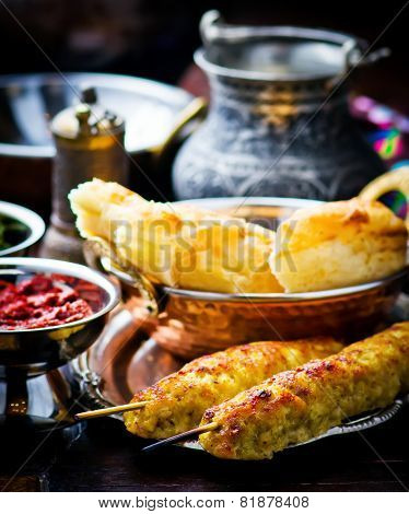 Luleh Kebab ,traditional East Dish