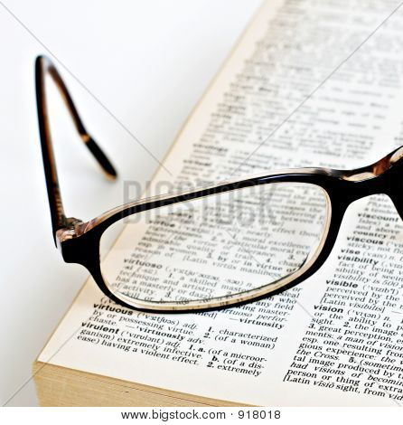 Vision glasögon ordbok