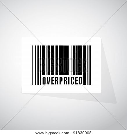 Overpriced Barcode Sign Concept