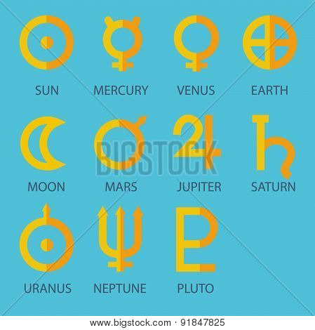 Astrology symbols