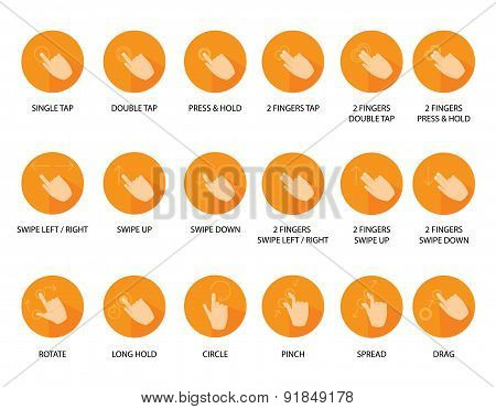 Touch Screen Icons