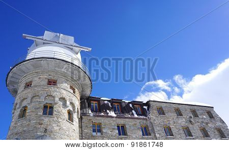 Gornergrat Station And Building And Sky Blue