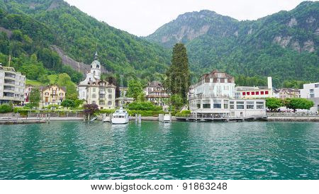 Landscape Of Vitznau, Lucerne,