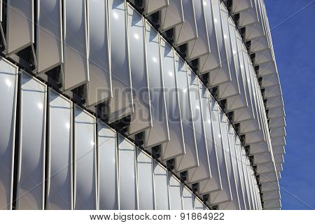 Bilbao, Spain - May 28, 2015: Detailed view of San Mames football stadium