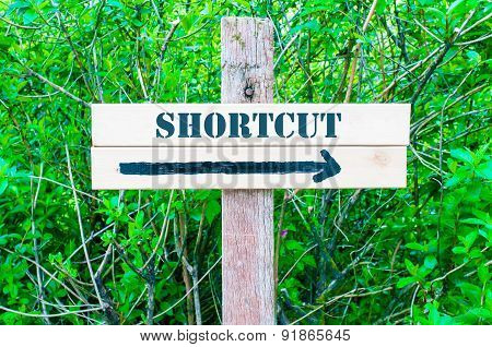 Shortcut Directional Sign