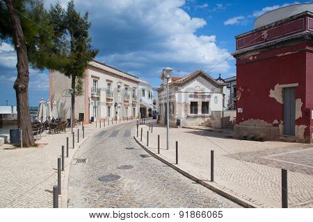 Historic Architecture In Tavira City, Algarve,portugal