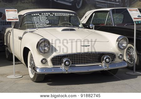 Old car Ford Thunderbird 1956 release