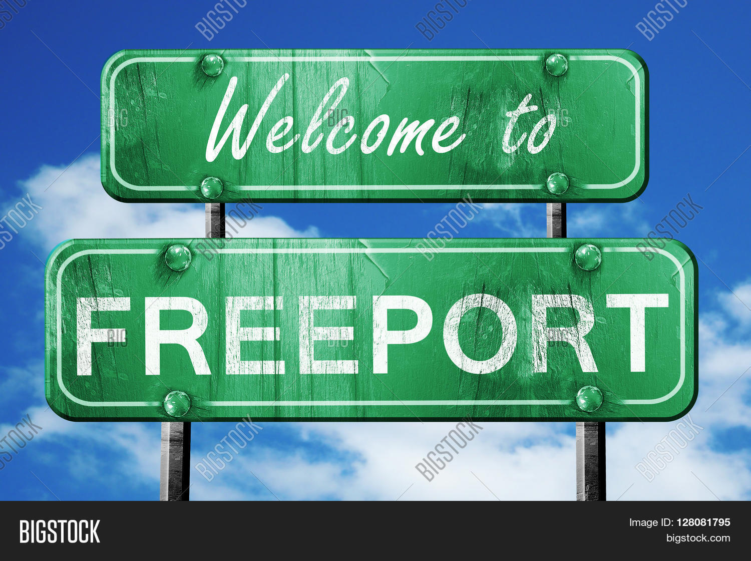 Freeport Vintage Green Image & Photo (Free Trial) Bigstock