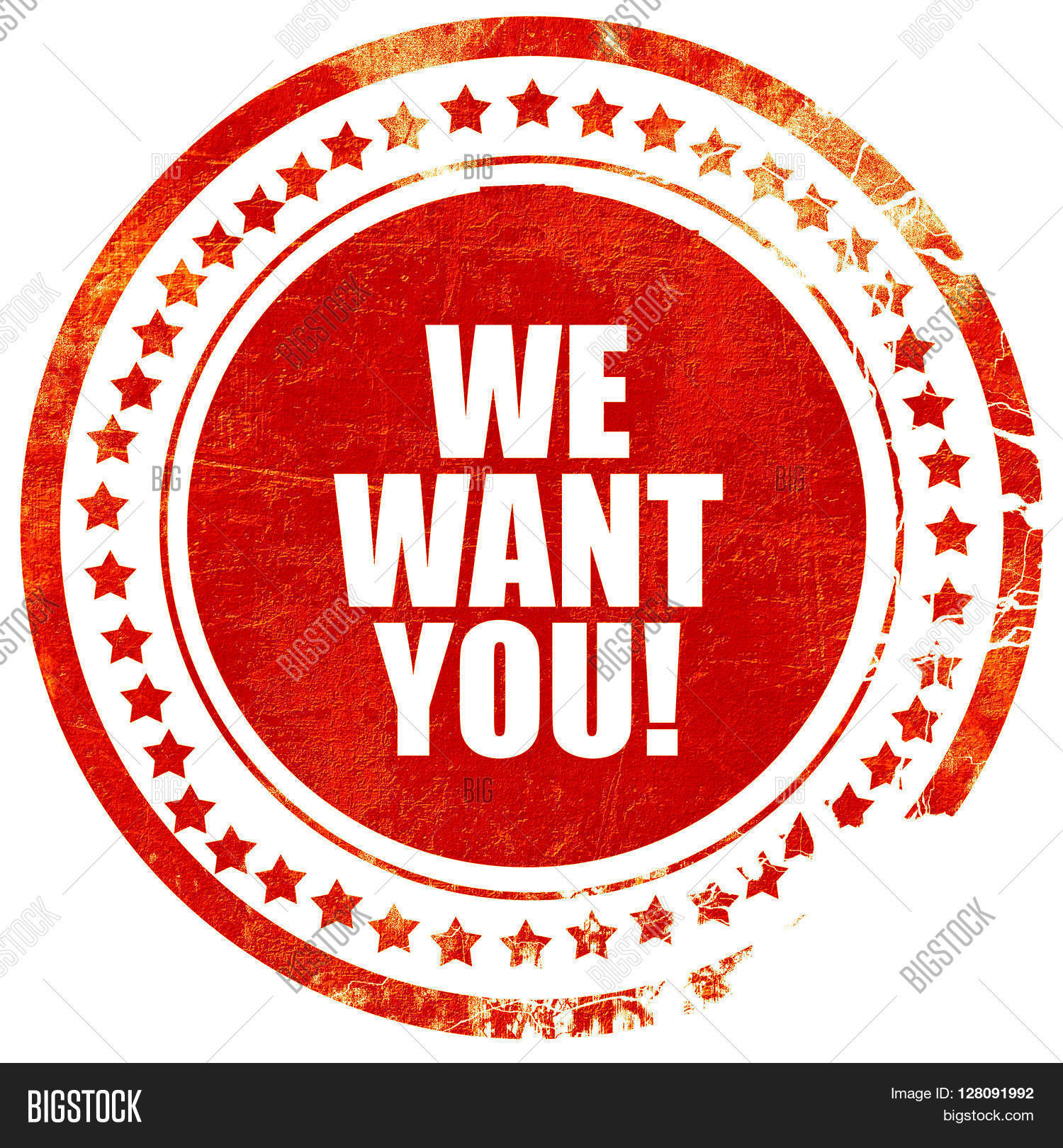 We Want You!, Grunge Image & Photo (Free Trial) | Bigstock